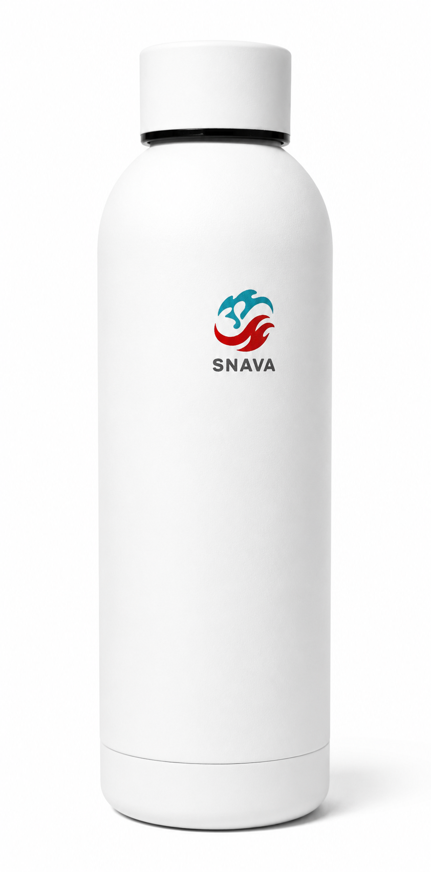Niseko Skier Bottle White