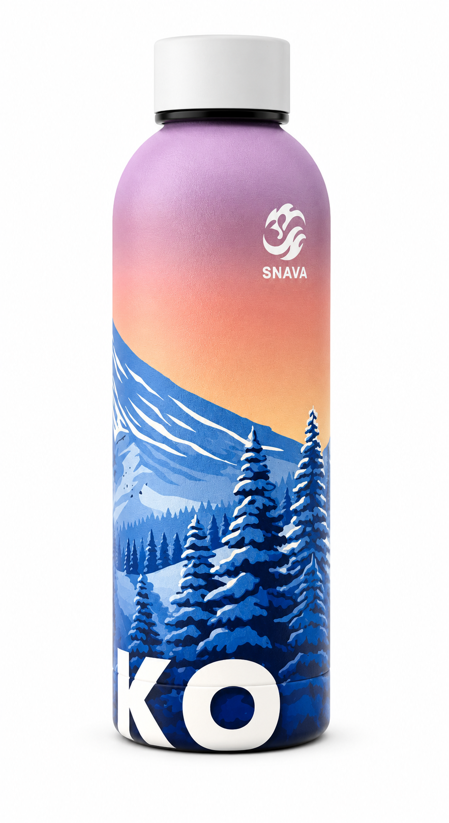 Niseko Skier Bottle Sunset