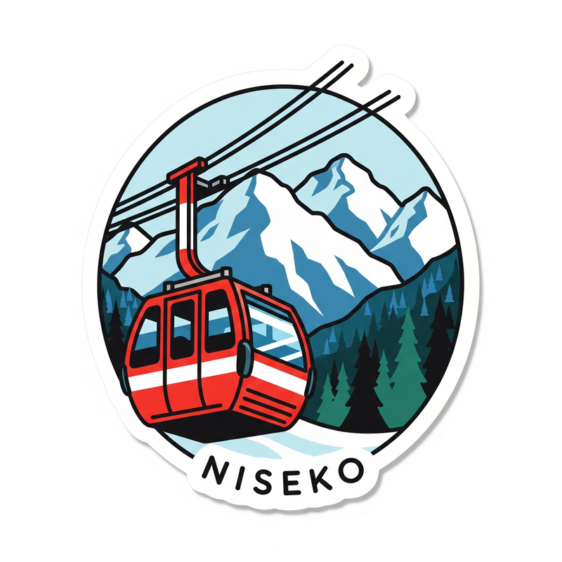 Niseko Gondola Red Spring
