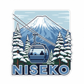Niseko Gondola Spring Sticker