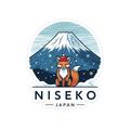 Niseko Fox Winter Sticker