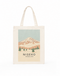 Snava tote bag featuring Niseko Hokkaido design with durable fabric and spacious interior for everyday use.